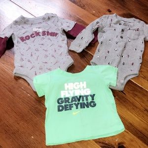 Boys Onesies and Shirt Size 12 Months